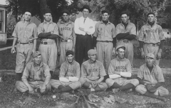 Brock Baseball Team 1912 photo