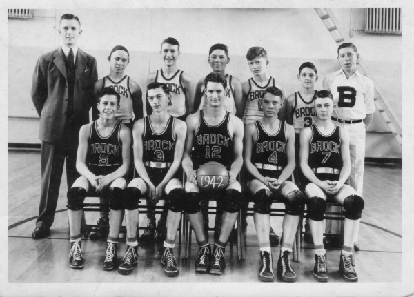 Brock Basketball Team 1942 photo